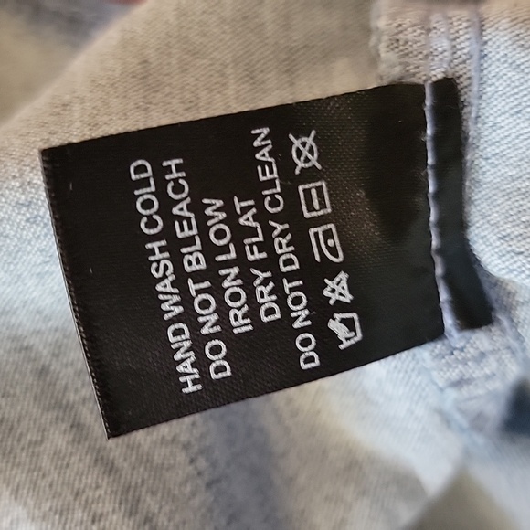 Blashe Short Sleeve Denim fitted top size L - Picture 12 of 16